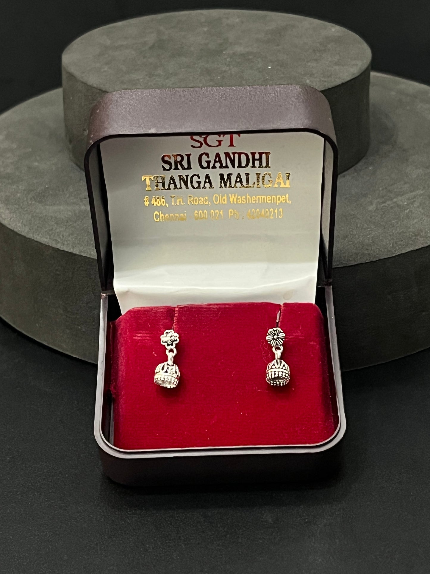 Silver Baby Jhumka Antique S01