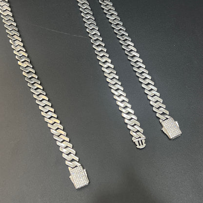 Men's Cuban Chain & Bracelet Combo