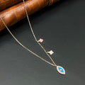 Silver Ladies Chain Charms Rosegold Colourflu Clover