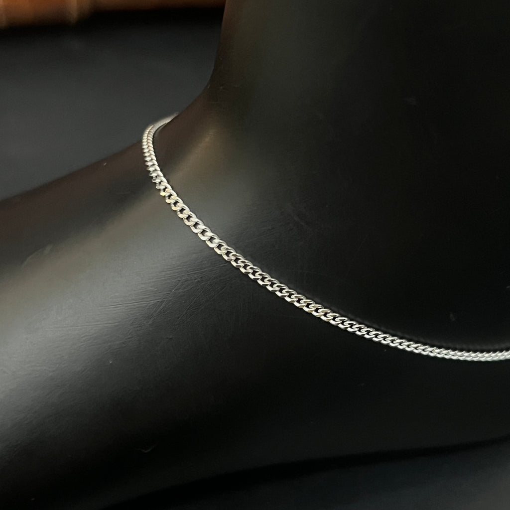 Silver Ladies Anklet Links 925