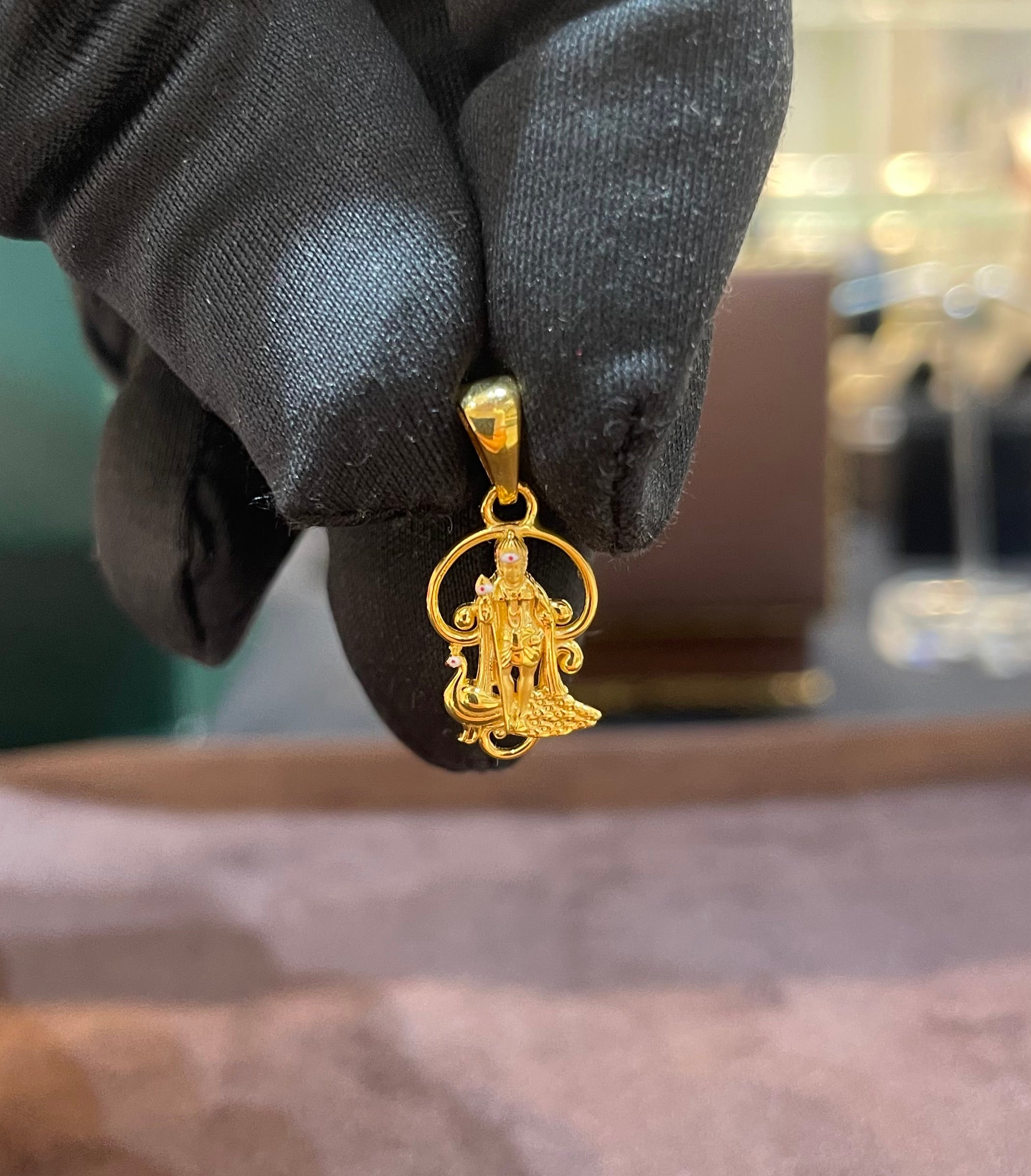 Murugan Pendant Gold 1GM DS 01