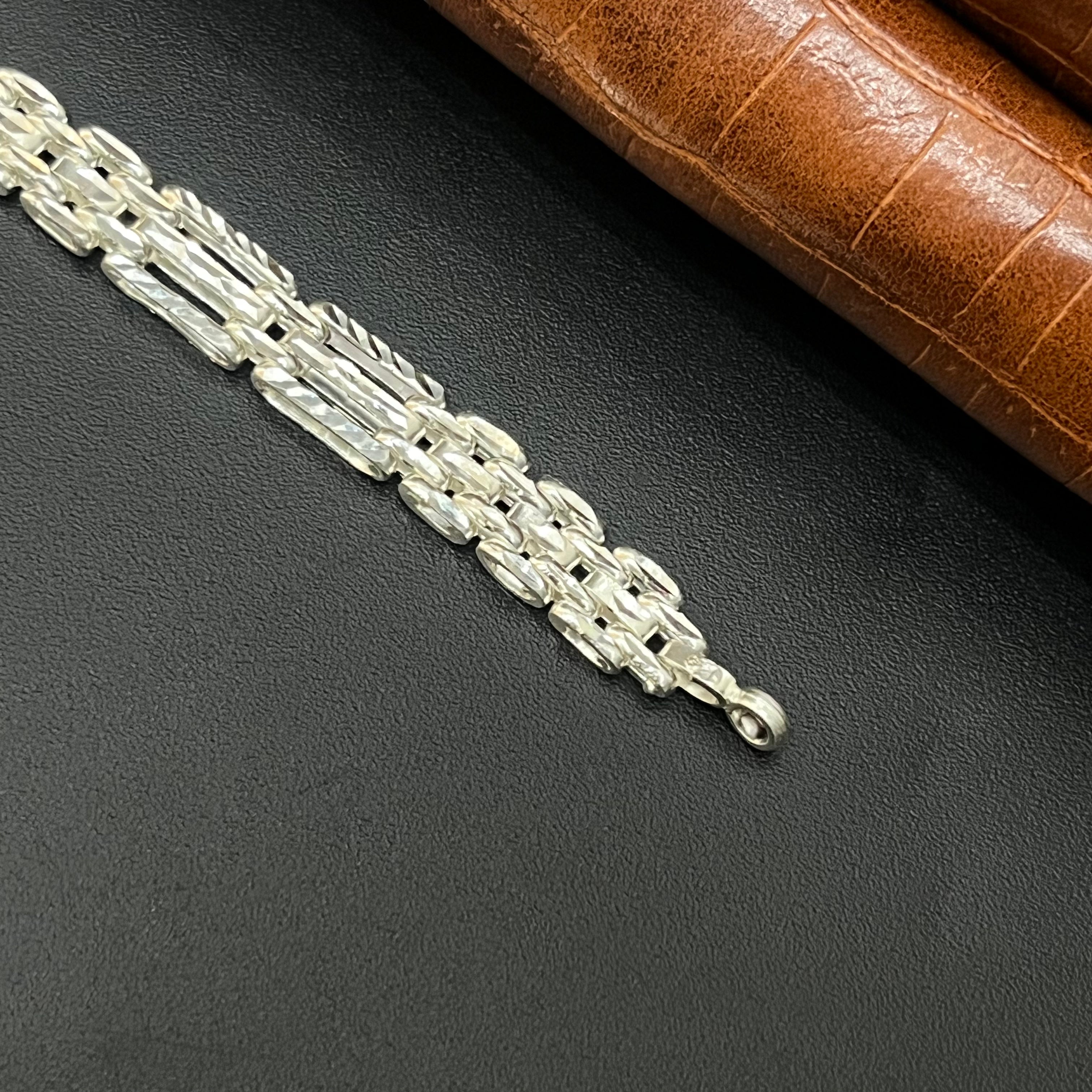 Silver Mens Bracelet 8