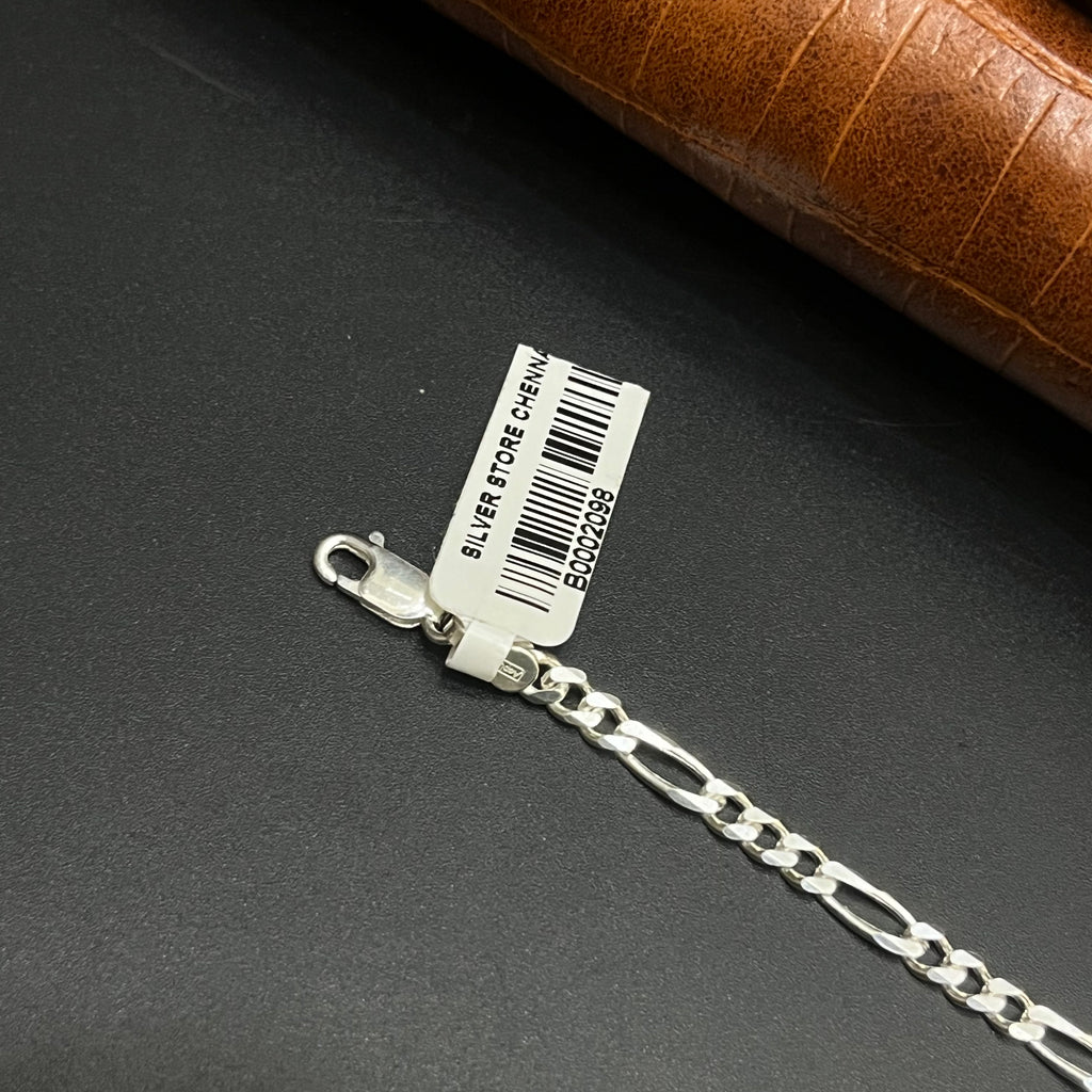 Silver Mens Bracelet sachin Classic Slim 925