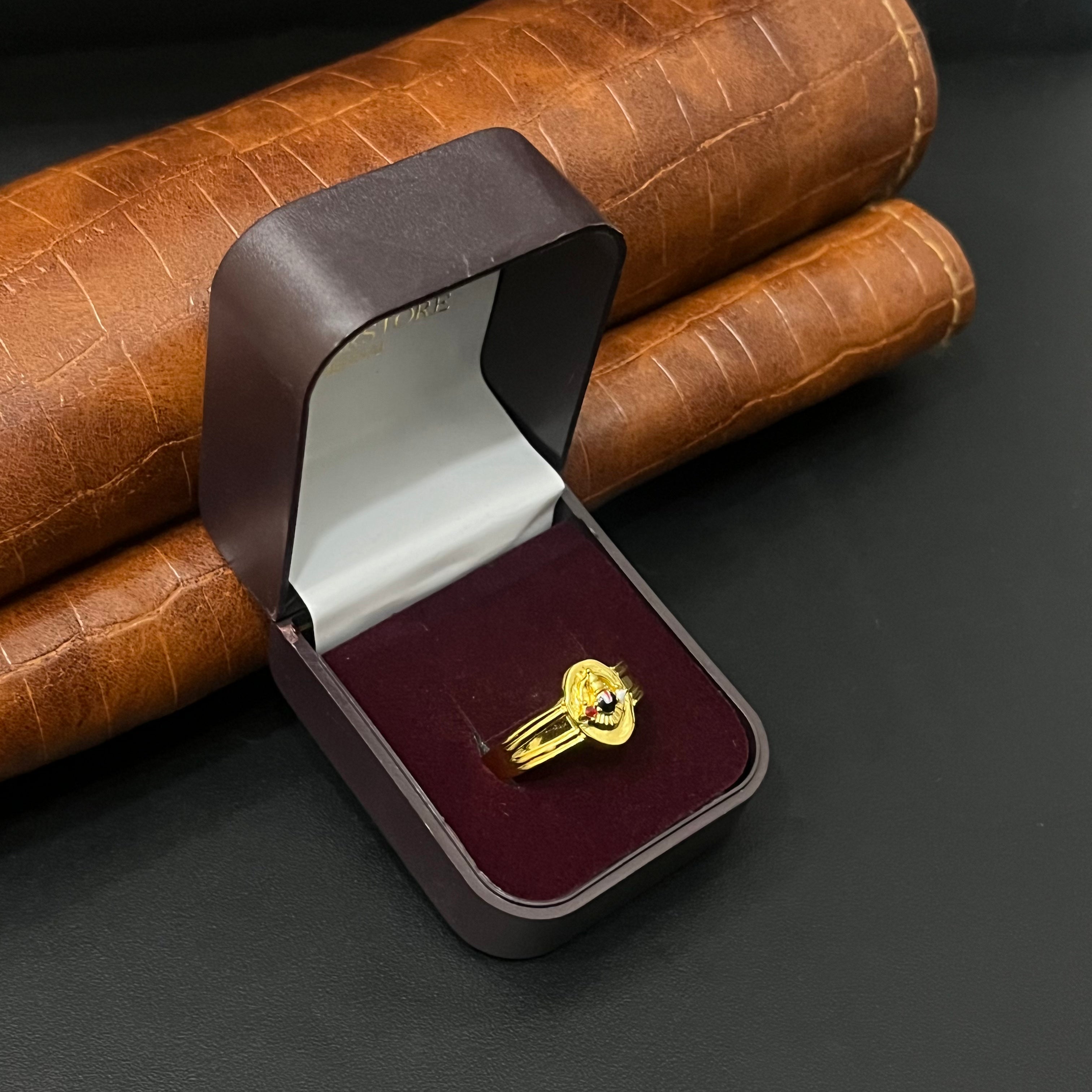 Silver Ring Tirupathi Balaji Gold Finished 925 5