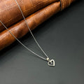 Silver Ladies Chain Heart Mini