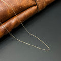 Silver Ladies Chain Slim Invisible Design