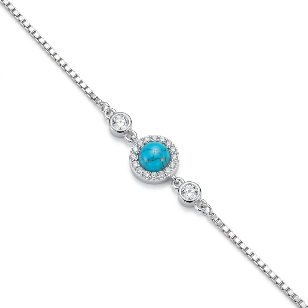 Silver Ladies Bracelet Oceanic Elegance 925