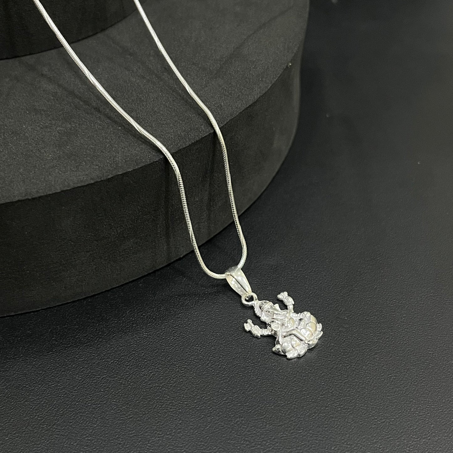 Silver Ganesha Pendant