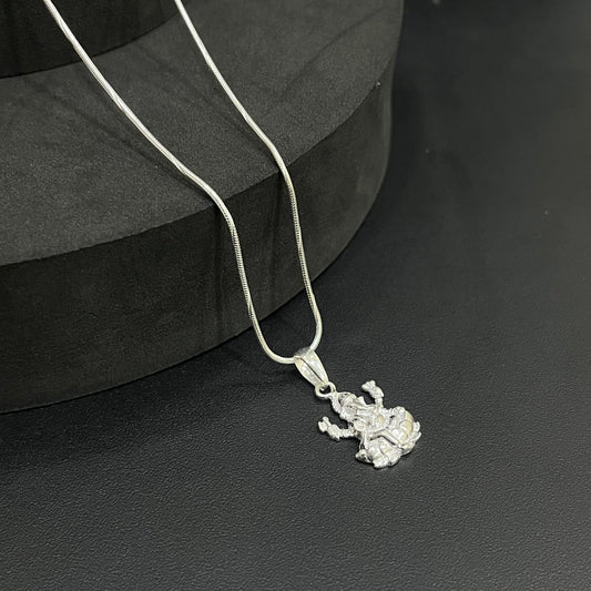 Silver Ganesha Pendant