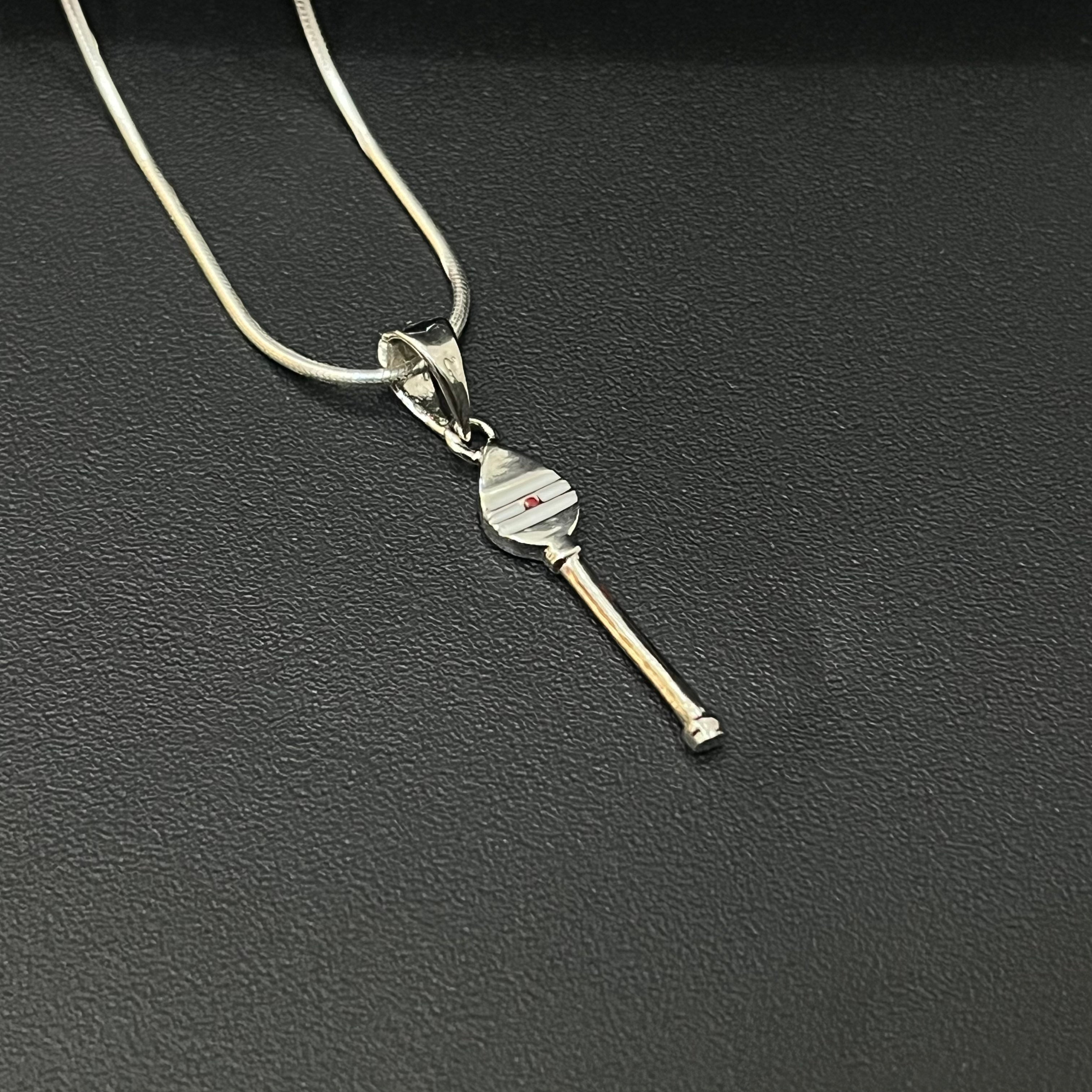 Silver Vel Pendant Rohdium Finished(Pendant Only)