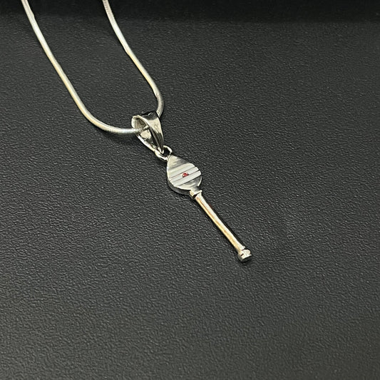 Silver Vel Pendant Rohdium Finished(Pendant Only)