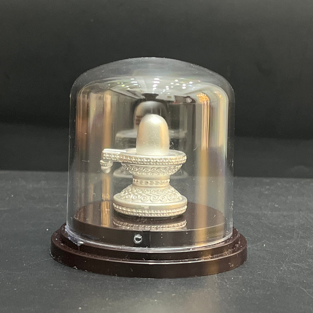 Silver Idol Shiva Lingam M02 925