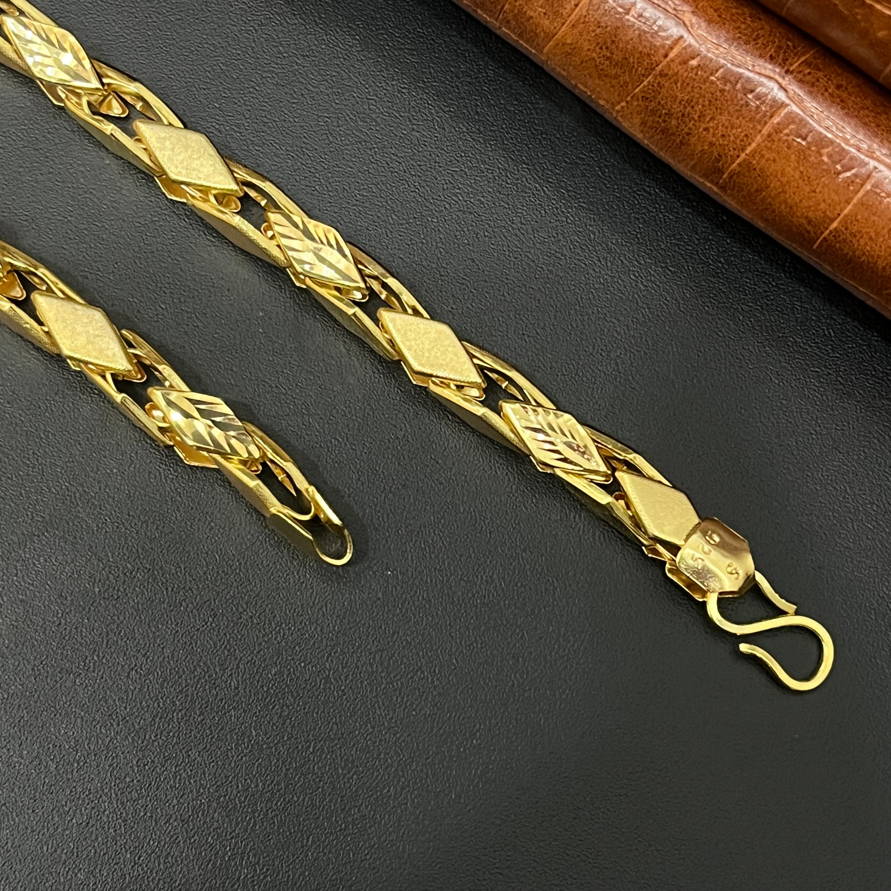 Silver Mens Chain Kathli CNC B 925
