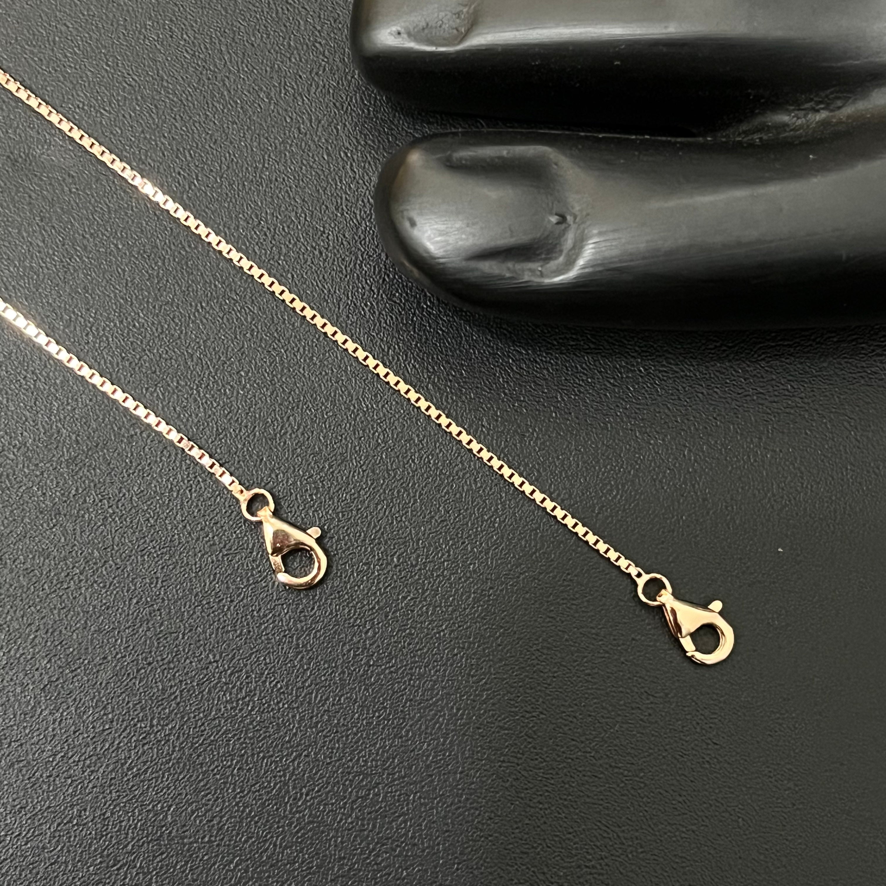 Silver Ladies Anklet Multi Crystal Rosegold 925