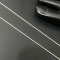 Silver Ladies Anklet Flat 925