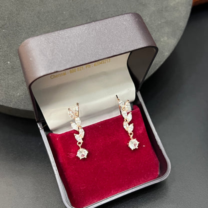 Pure Silver Bluetooth Earcuffs Hanging Drops RG