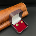 Silver Ladies Stud Multi Colour Gold Finished 92.5
