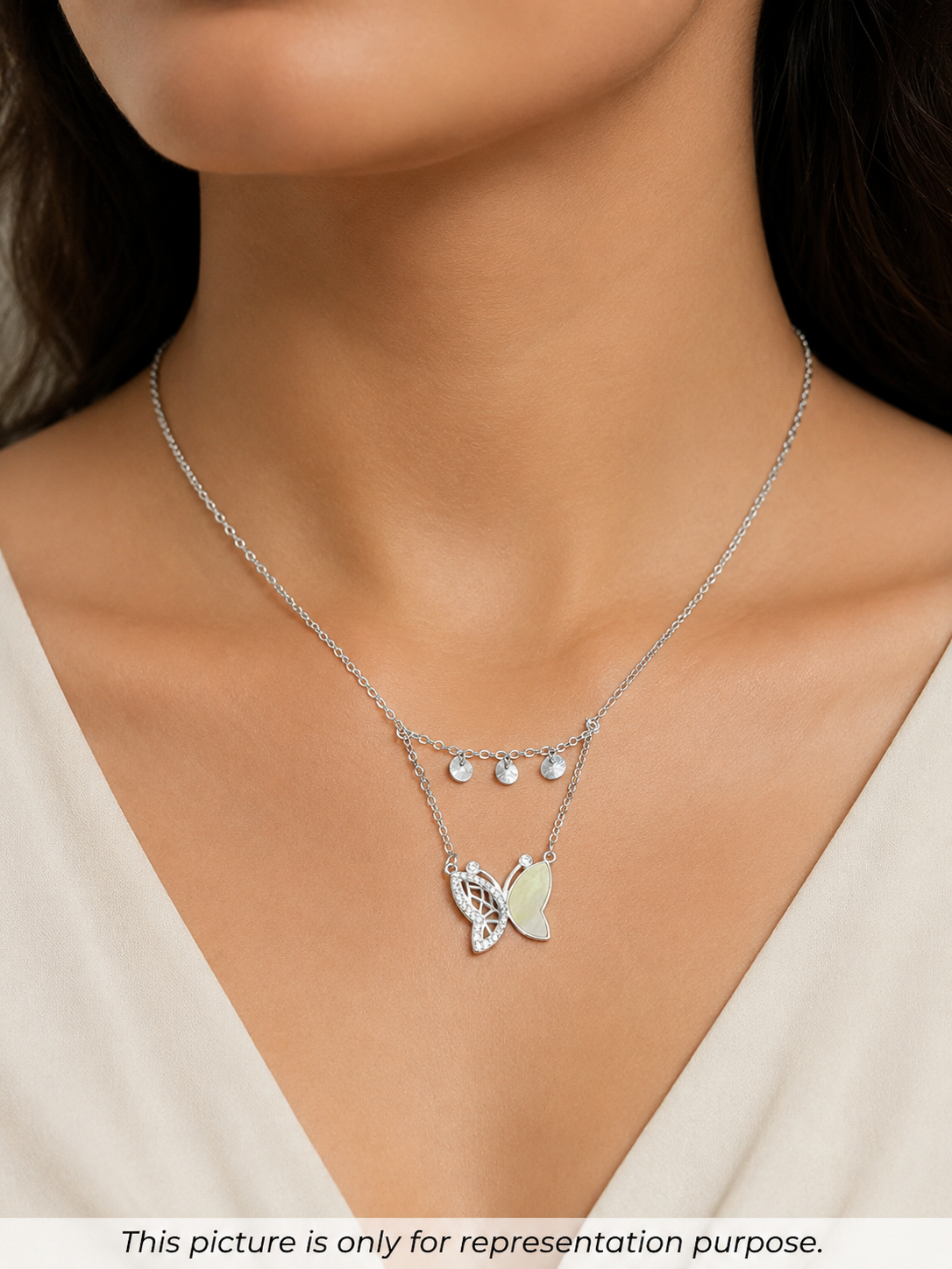 Ladies Pendant Chain_Butterly Swarosvki_05