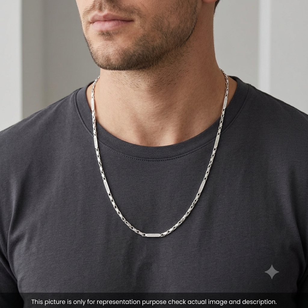 Silver Mens Chain Choco Kathli CC01 925