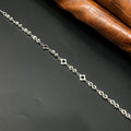 Silver Ladies Bracelet Rhodium R01 925