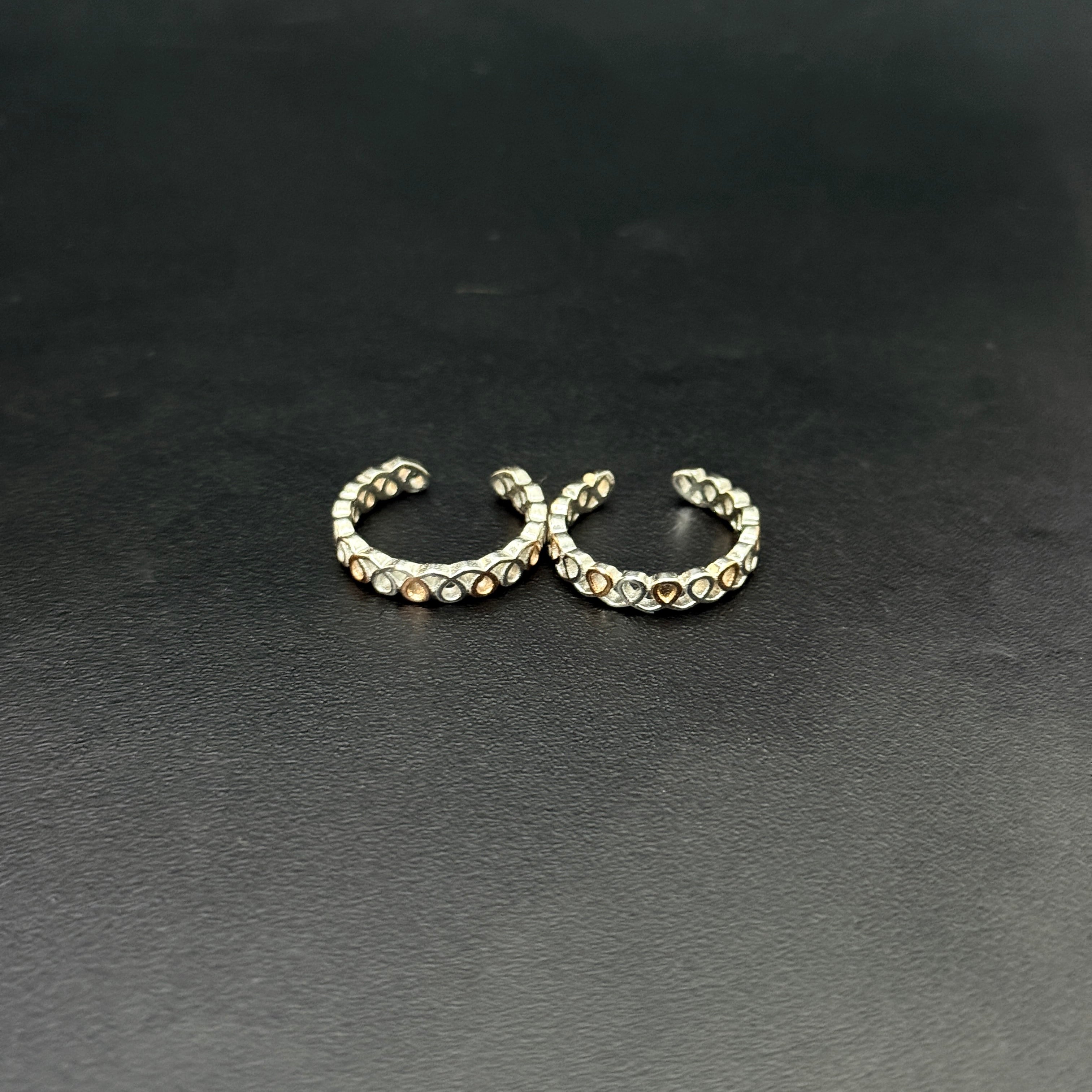 Ladies Toe Rings Floral