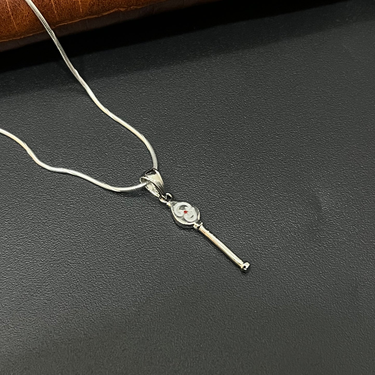 Silver Vel Pendant Rohdium Finished(Pendant Only)