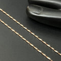 Silver Ladies Anklet Zig Zag 925