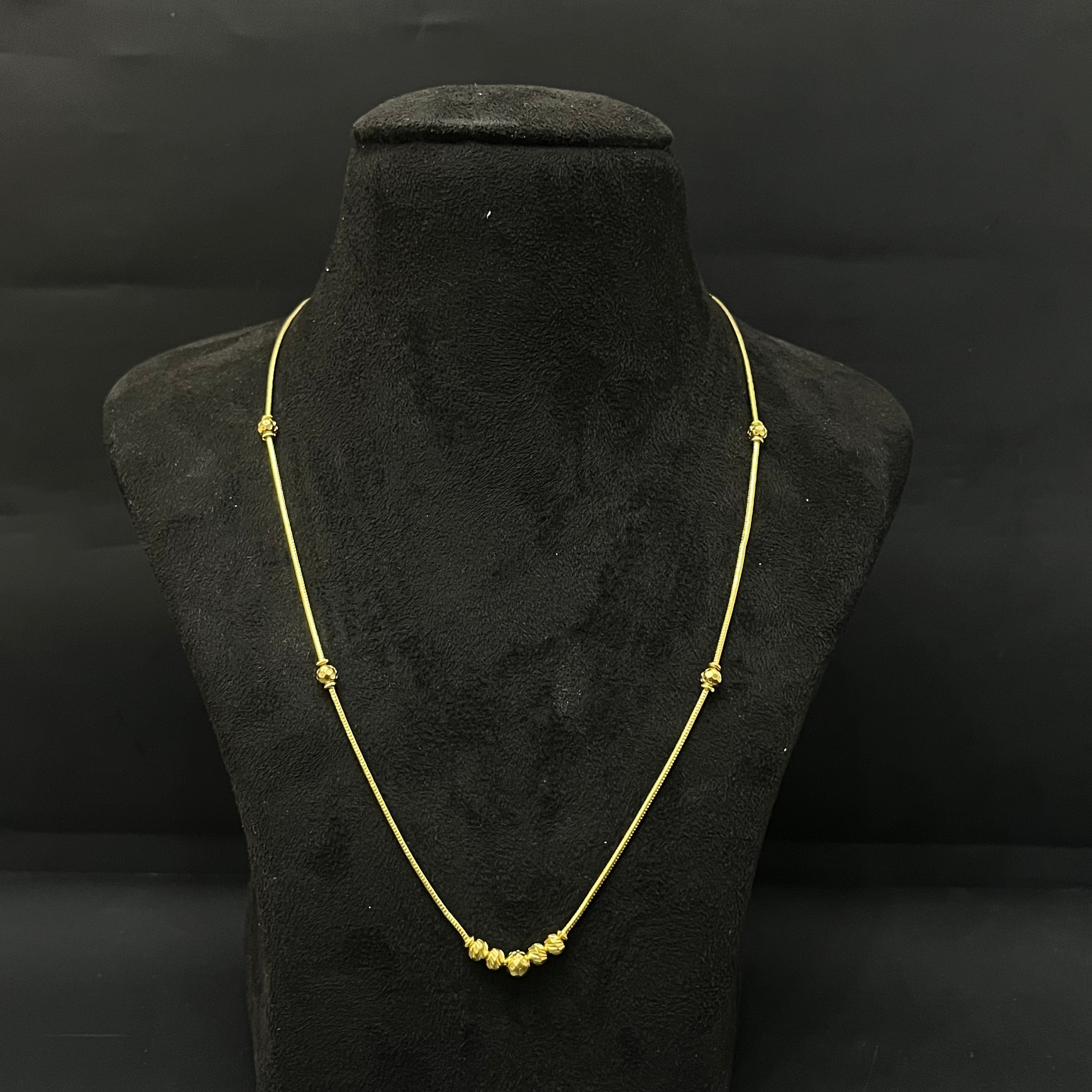 Silver Gold Finished Dokiya Chain Ball01