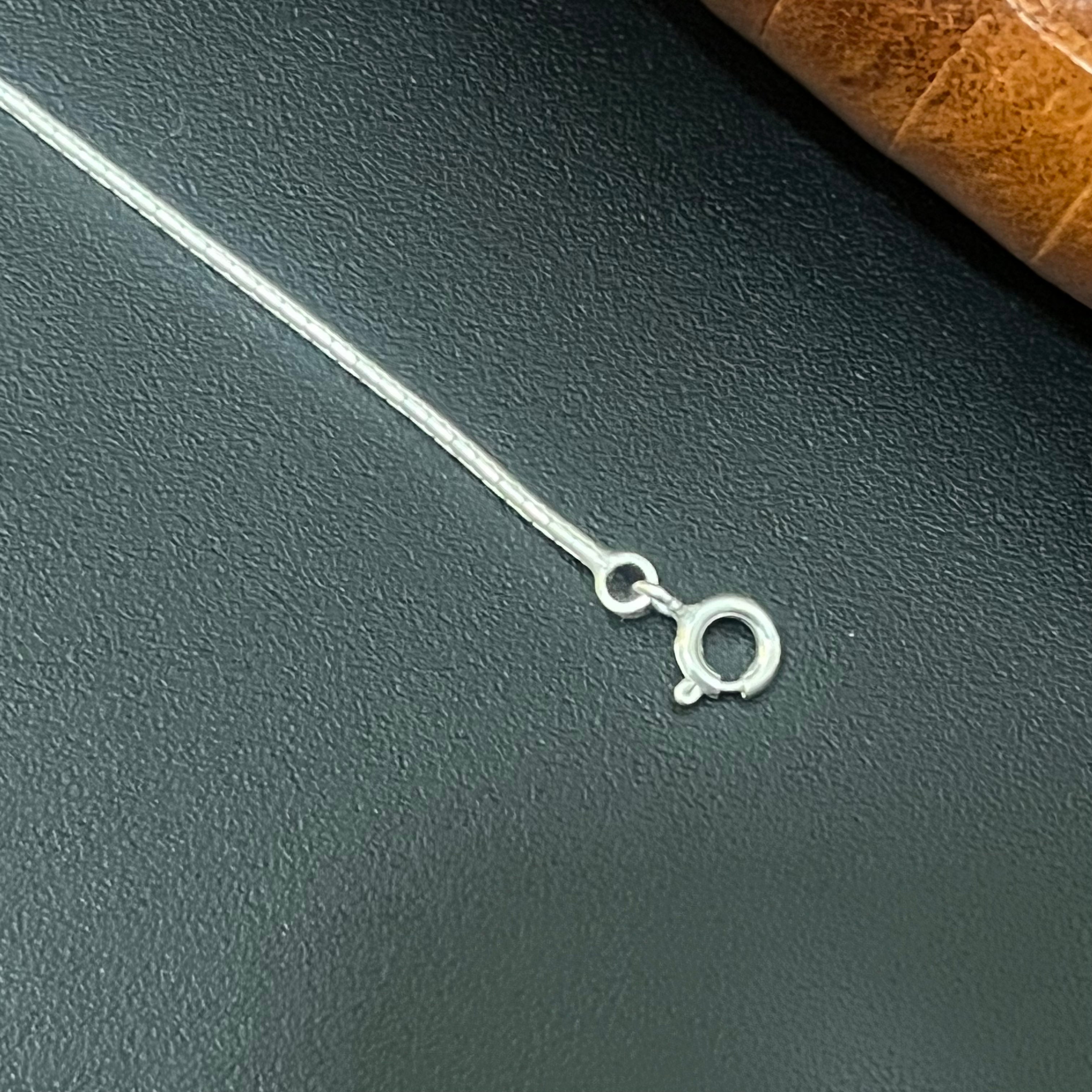 Silver Ladies Anklet Black Center Beads Centre 925