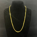 Silver Mens Chain Kathli Gold Finished Matte 925