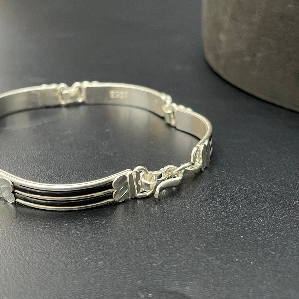 Silver Elephant Hair bracelet