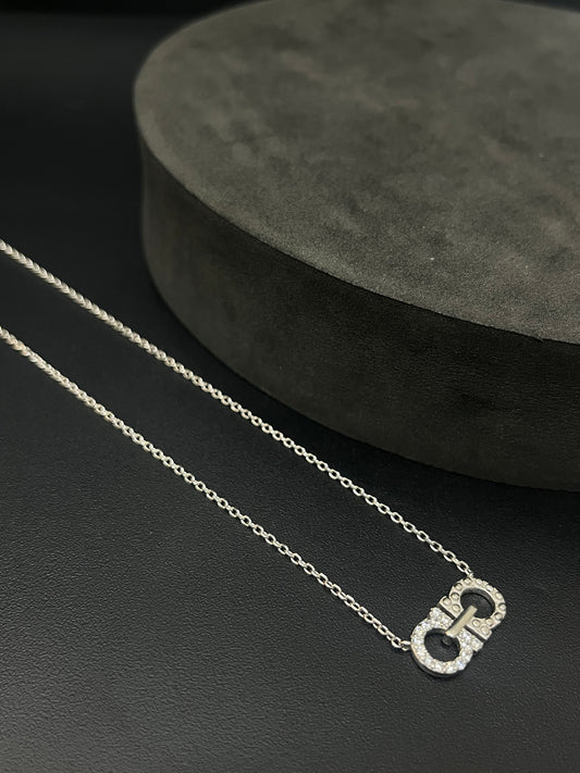 Ladies Silver Chain Locket