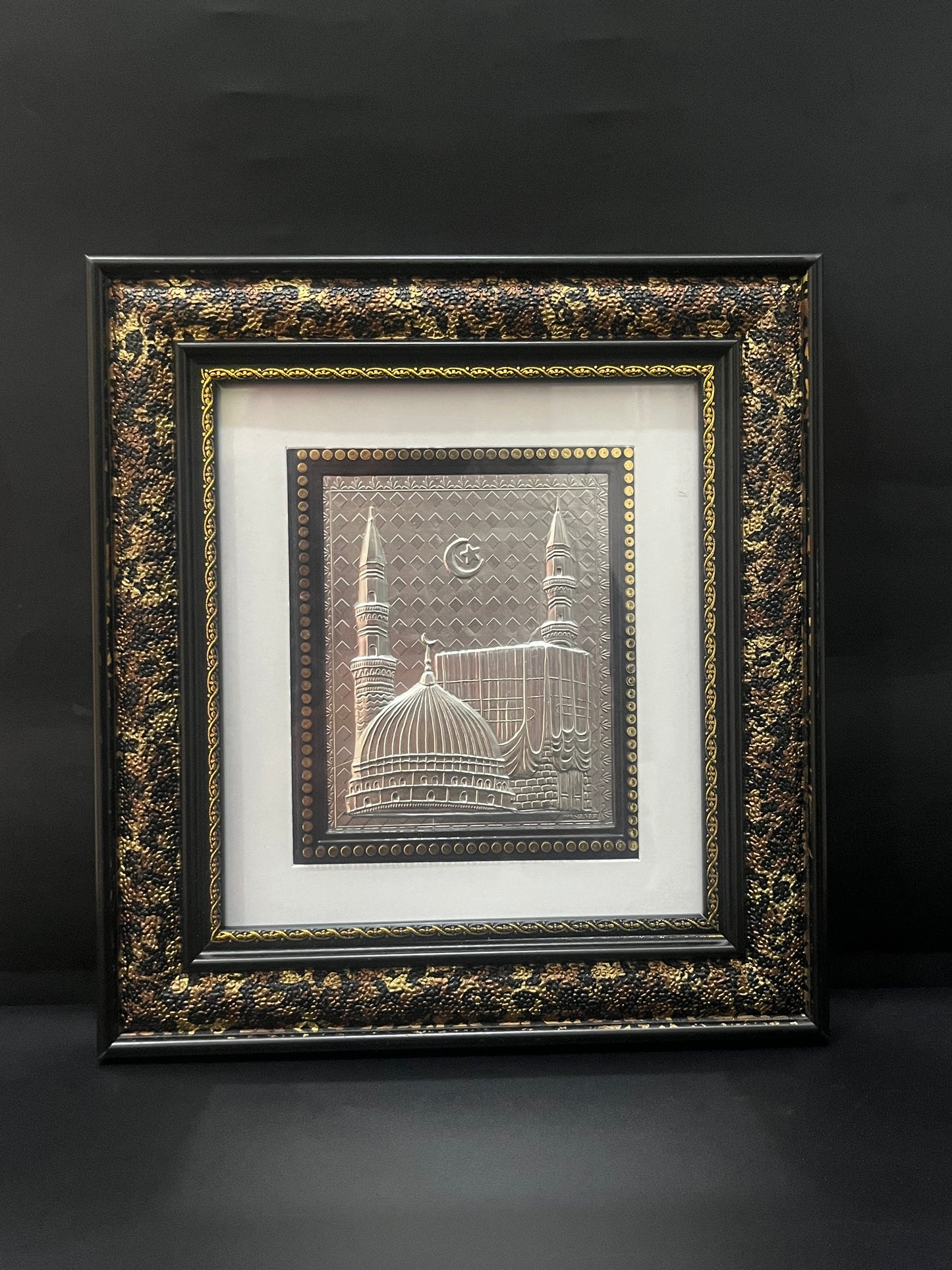 Pure Silver Makkha Madina Frame 999 S