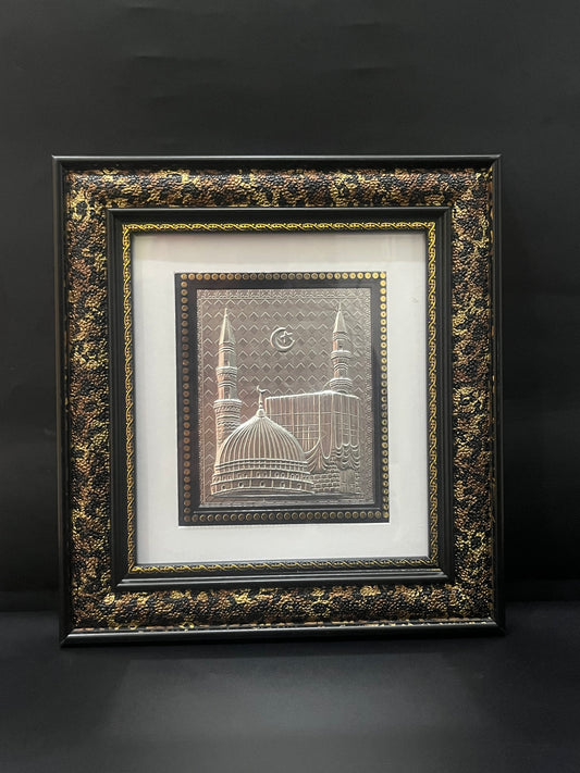 Pure Silver Makkha Madina Frame 999 S