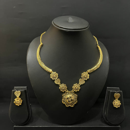 Silver Turkey Necklace & Studs TK04