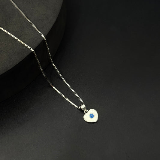 Ladies Pendant Heart & EvilEye
