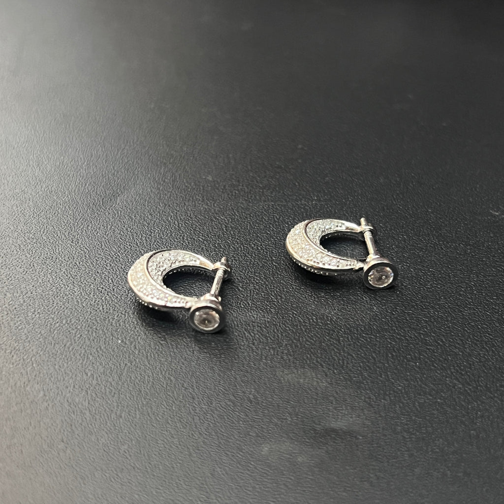 Silver Mens Earring rajput DS01 S
