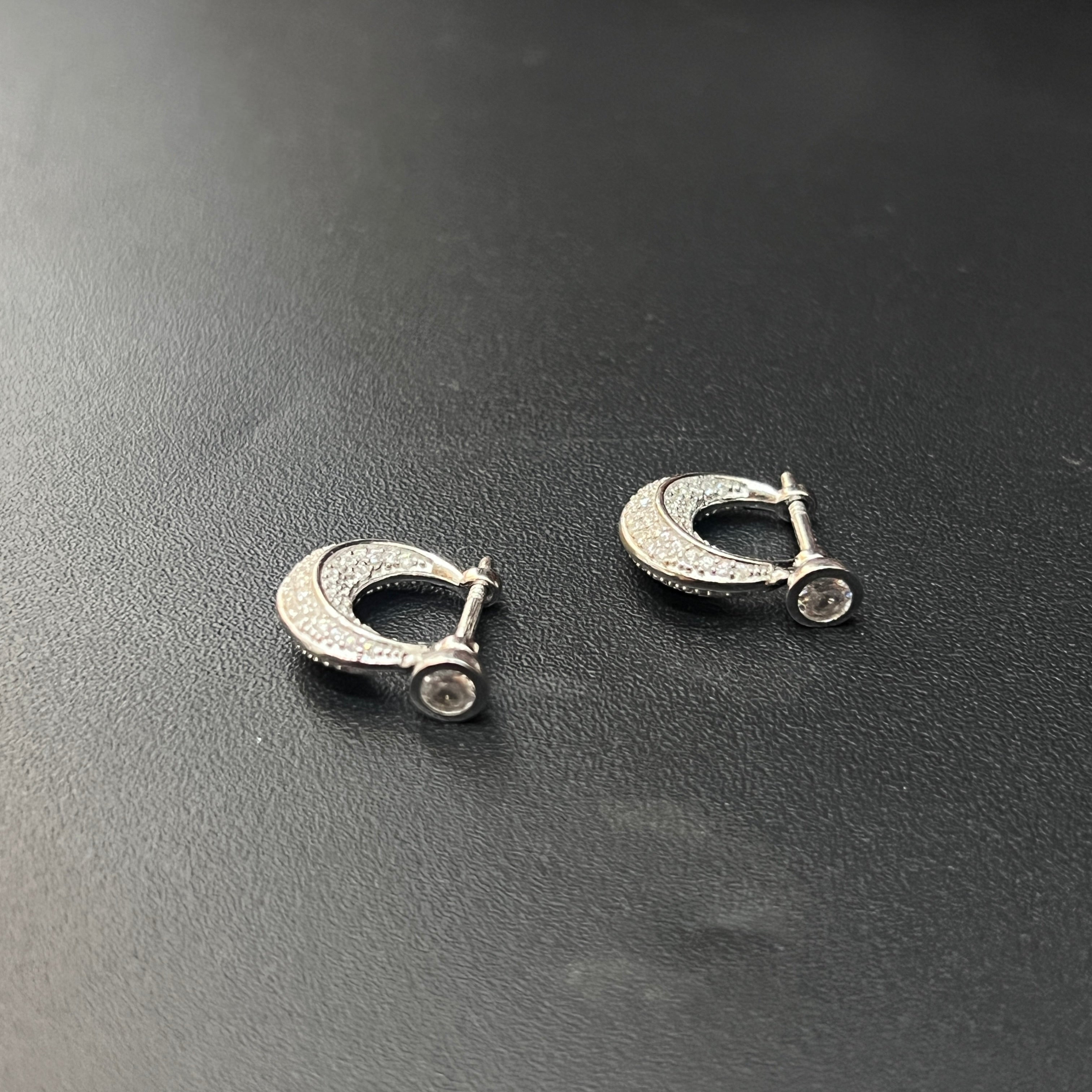 Silver Mens Earring rajput DS01 S