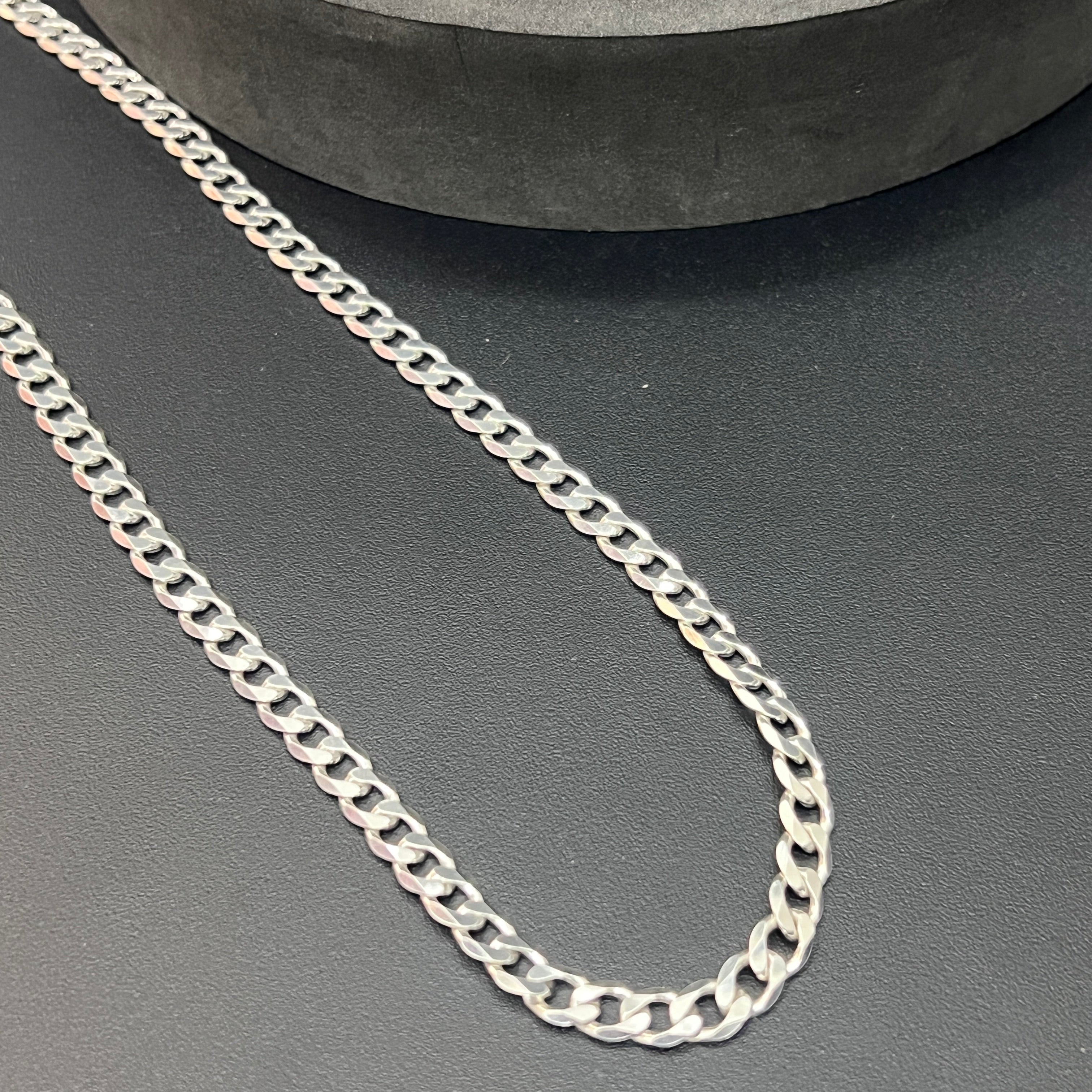 Men's Silver Chain Silver Kadap