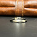 Silver Kids Bracelet Twist Black Band 925