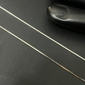 Silver Ladies Anklet Flat 925