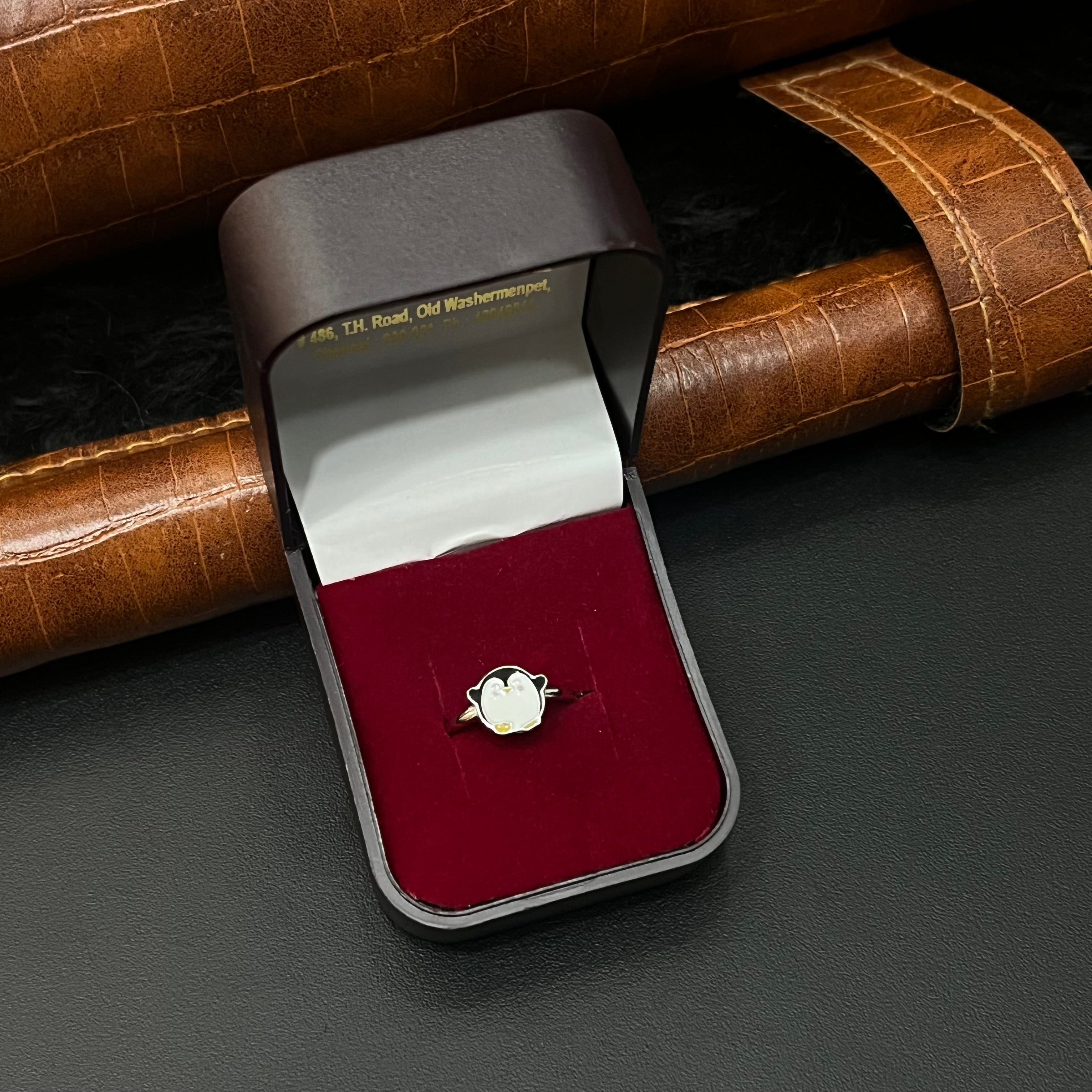 Silver Baby Set Penguins