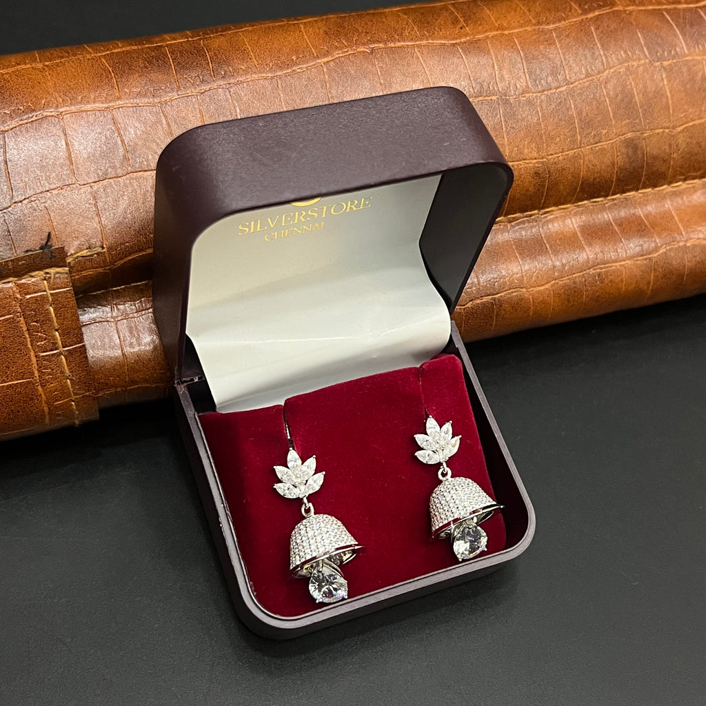 Silver Ladies Jimki Elegance Luxury Half Floral Charms 925