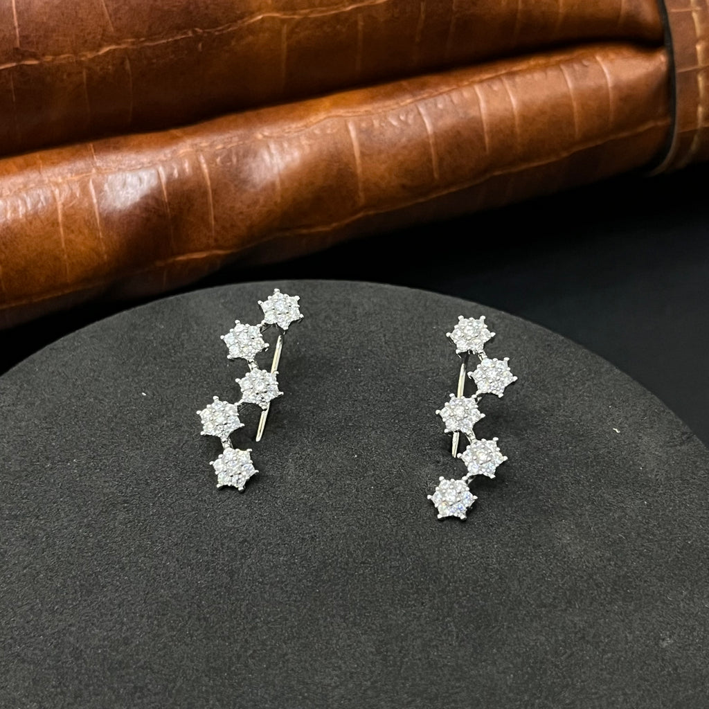 Silver Ladies  Earcuffs DS3 Leaf