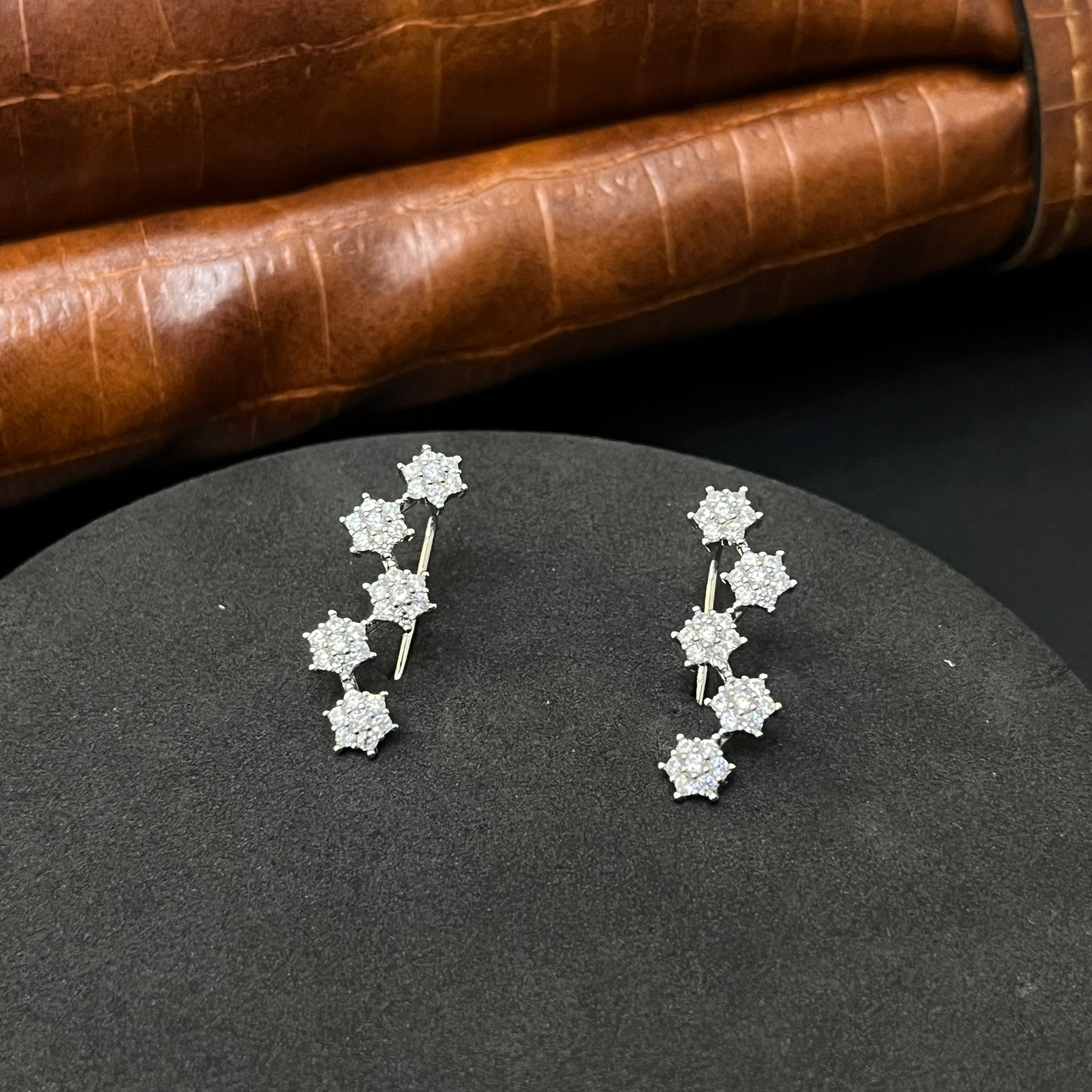 Silver Ladies  Earcuffs DS3 Leaf