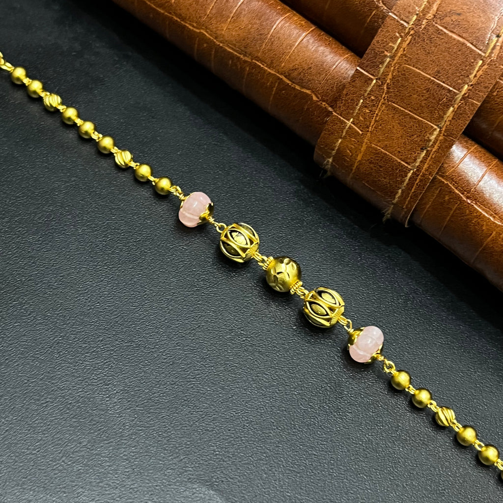 Silver Ladies Bracelet Pumkin Lotus Filigree Gold Polish 925