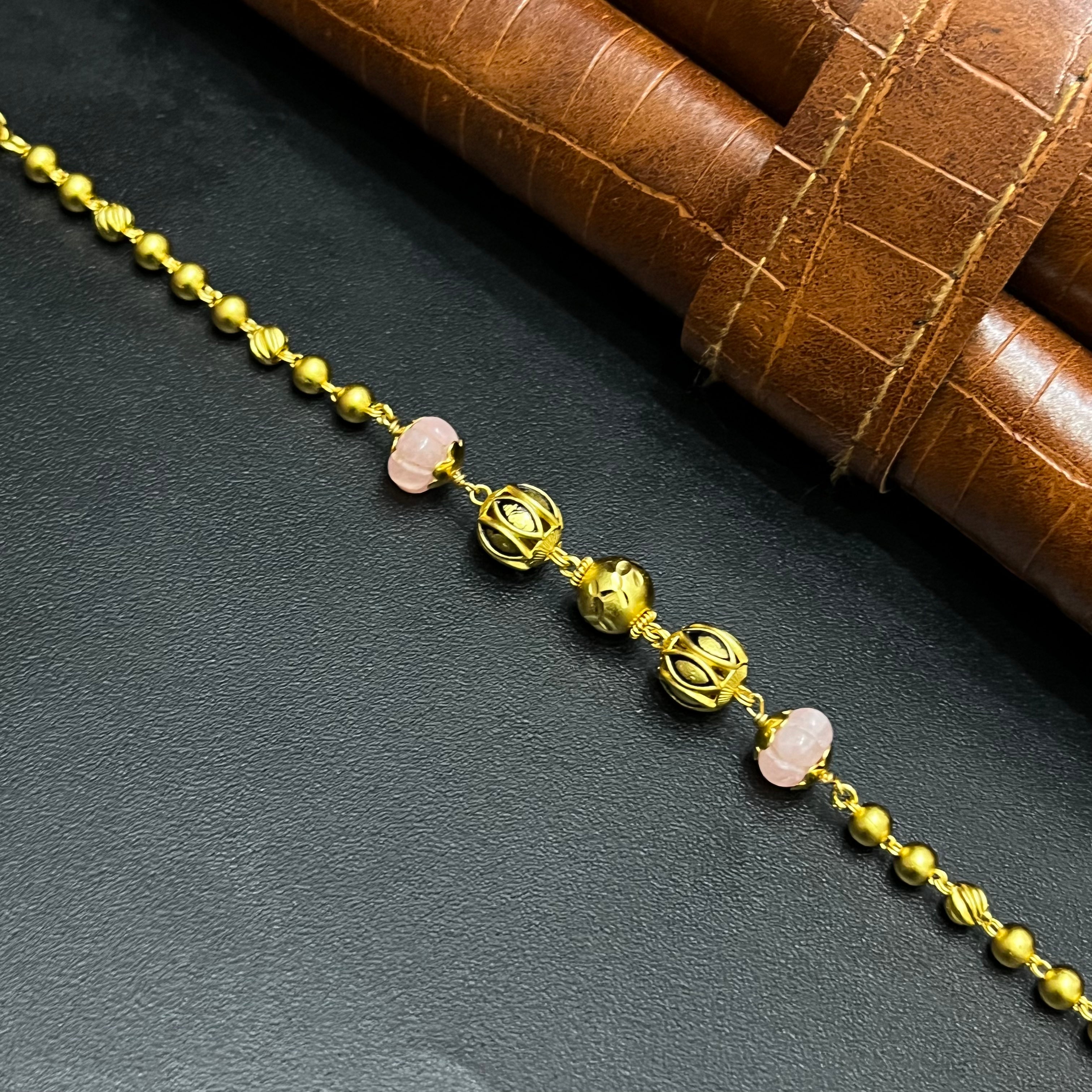 Silver Ladies Bracelet Pumkin Lotus Filigree Gold Polish 925