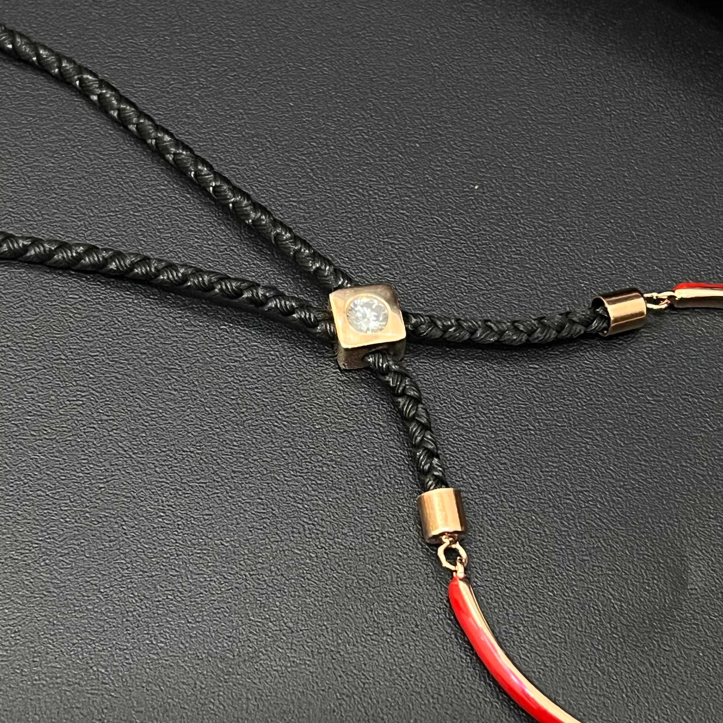 Silver Ladies Bracelet Lustor Adjustable THraed