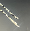 Men's Silver  Chain Hollow Cuban