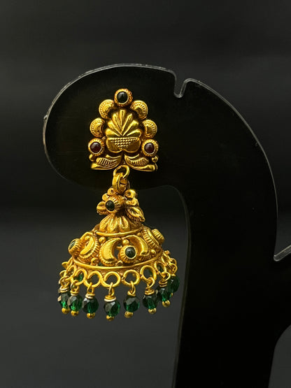 Silver Antique Kammal Jimki ADS04